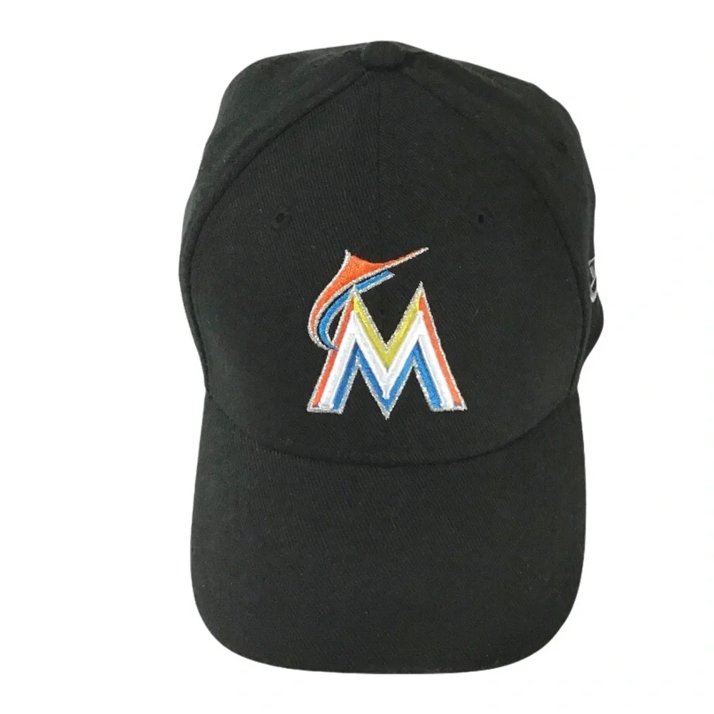 Miami Marlins Baseball Hat Child Youth Size MLB Genuine Merchandise Black Cap